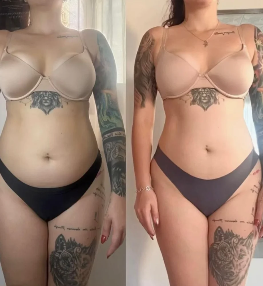 Client before and after transformation 11, within 12 weeks