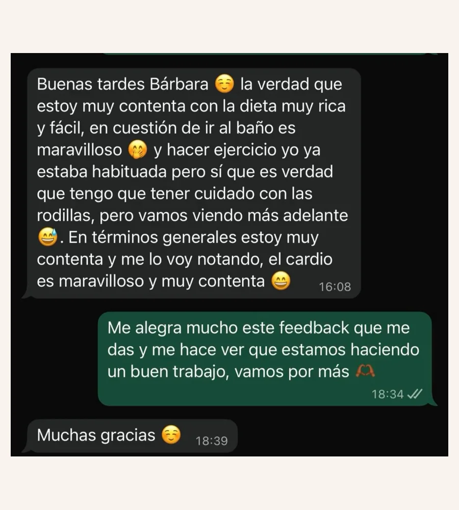 Original client feedback, example 11